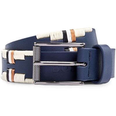 Boss Equestrian POLO GÜRTEL SIGNATURE sky captain 85 Boss Equestrian POLO GÜRTEL SIGNATURE sky captain 85