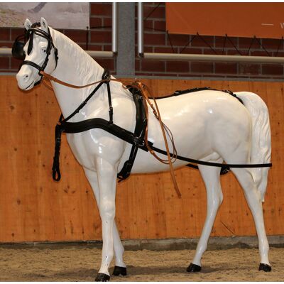 Reitsport Manski Manski Zweispänner Geschirr EXCEL black/black PONY Reitsport Manski Manski Zweispänner Geschirr EXCEL black/black PONY