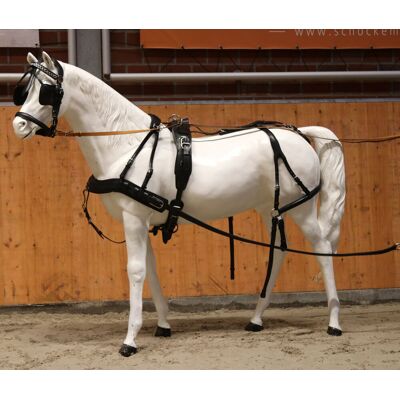 Reitsport Manski Manski Einspänner Geschirr DIPLOMAT black/black COB Reitsport Manski Manski Einspänner Geschirr DIPLOMAT black/black COB