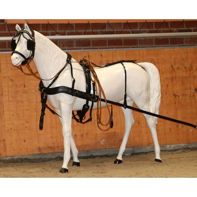 Reitsport Manski Manski Zweispänner Geschirr DIPLOMAT black/black X-FULL Reitsport Manski Manski Zweispänner Geschirr DIPLOMAT black/black X-FULL