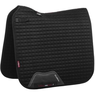 Le Mieux Schabracke Suede Dressage Square, L, black, DR Le Mieux Schabracke Suede Dressage Square, L, black, DR