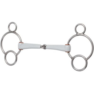 beris 3-Ring Gebiss, einfach gebrochen, medium 12,5 beris 3-Ring Gebiss, einfach gebrochen, medium 12,5