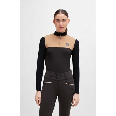 Boss Equestrian Damen Trainingsshirt RENEE COLOUR BLOCK mole S Boss Equestrian Damen Trainingsshirt RENEE COLOUR BLOCK mole S