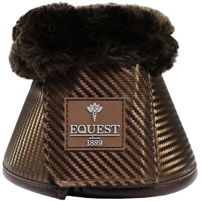 EQuest Hufglocken AIRFLOW MESH CARBON mocha L EQuest Hufglocken AIRFLOW MESH CARBON mocha L