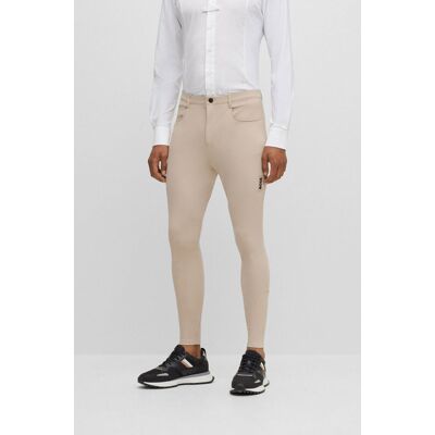Boss Equestrian Herren Reithose JAMES Kniebesatz, beige L Boss Equestrian Herren Reithose JAMES Kniebesatz, beige L
