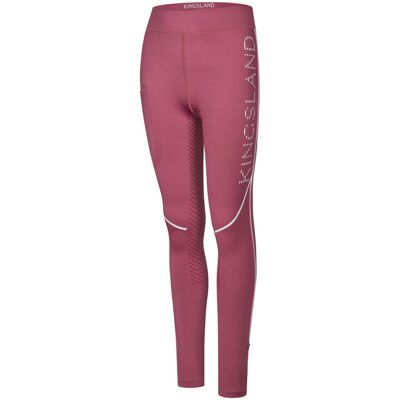 Kingsland Kinder Reitleggings F-Grip KLnana, pink malaga 146/152 Kingsland Kinder Reitleggings F-Grip KLnana, pink malaga 146/152
