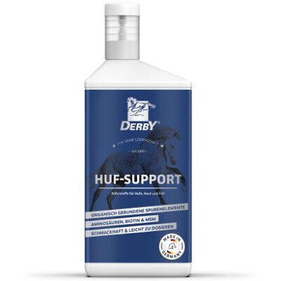 Derby Pferde-Ergänzungsfuttermittel HUF-SUPPORT 1l Flasche Derby Pferde-Ergänzungsfuttermittel HUF-SUPPORT 1l Flasche