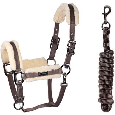Kingsland Halfter Set KLLexie, brown iron PONY Kingsland Halfter Set KLLexie, brown iron PONY