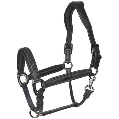 Kingsland Lederhalfter KLNeville, black COB Kingsland Lederhalfter KLNeville, black COB
