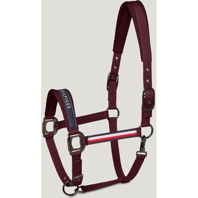 Tommy Hilfiger Set Halfter mit Führstrick YALE deep burgundy Cob Tommy Hilfiger Set Halfter mit Führstrick YALE deep burgundy Cob