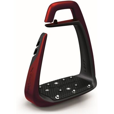 Freejump Steigbügel SOFT'UP CLASSIC pearl red-black Freejump Steigbügel SOFT'UP CLASSIC pearl red-black