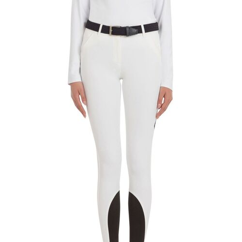 Equiline Damen Reithose CHELLEC Kniegrip - white 36