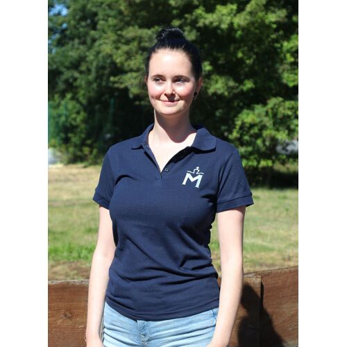 Reitsport Manski Mecklenburger Damen Poloshirt, navy L
