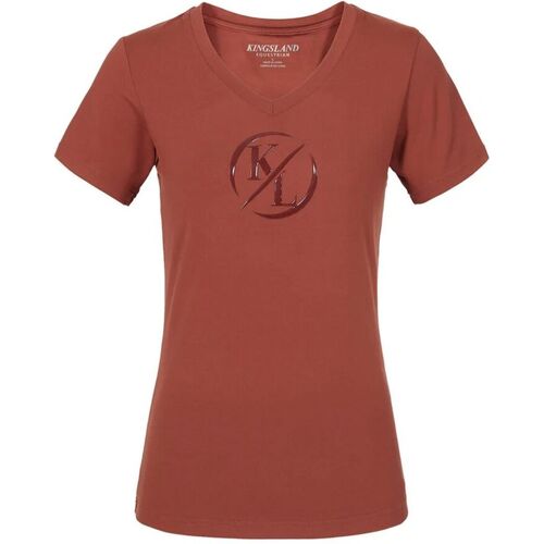 Kingsland Damen T-Shirt KLolania, brown mahogan S