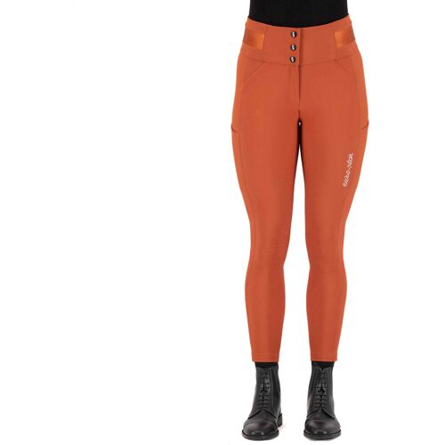 euro-star Damen Reithose ES ATHLETIC LUXE Full-Grip dark cinna 40