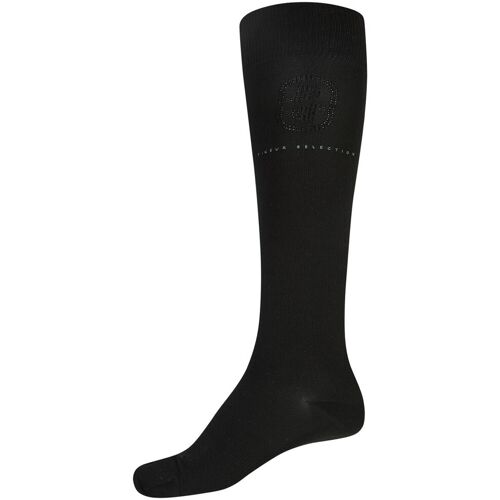 Pikeur Damen Socken KNEE SOCKS LOGO #1714 Selection, black 35-37