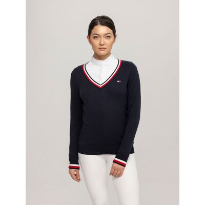 Tommy Hilfiger Damen Pullover INDIANA desert sky L Tommy Hilfiger Damen Pullover INDIANA desert sky L
