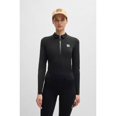 Boss Equestrian Damen Trainingsshirt Stripes CHESS black S Boss Equestrian Damen Trainingsshirt Stripes CHESS black S