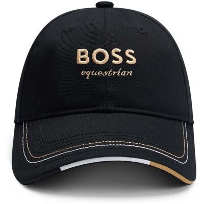 Boss Equestrian Cap BESTICKT black 57 Boss Equestrian Cap BESTICKT black 57