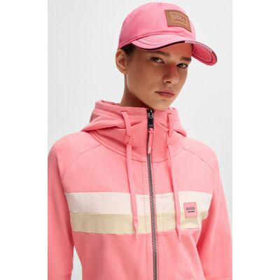 Boss Equestrian Cap LEATHER VINTAGE PATCH pink 55 Boss Equestrian Cap LEATHER VINTAGE PATCH pink 55