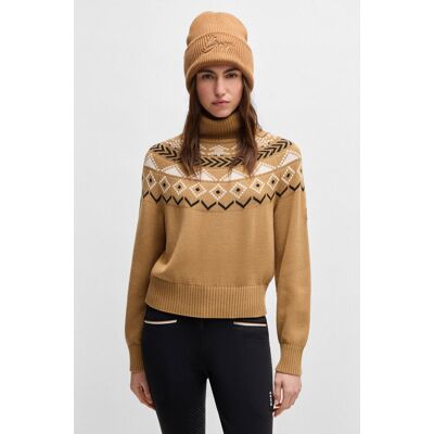 Boss Equestrian Beanie HIGH CUFF camel Boss Equestrian Beanie HIGH CUFF camel