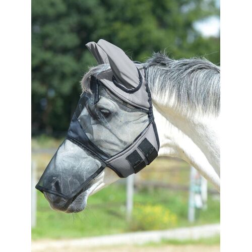 Busse Fliegenmaske FLY COVER PRO GAP II, grau-schwarz XWB