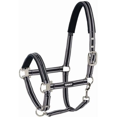Eskadron Halfter Pin Buckle, anthra-white-black P1 Eskadron Halfter Pin Buckle, anthra-white-black P1