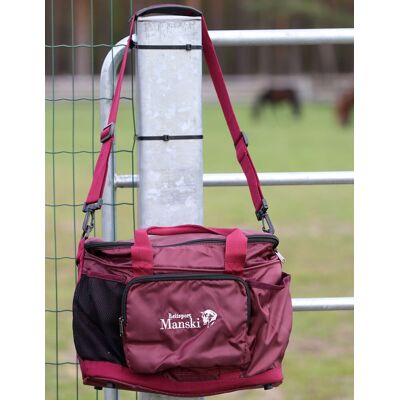 Reitsport Manski Manski Putztasche weinrot Reitsport Manski Manski Putztasche weinrot