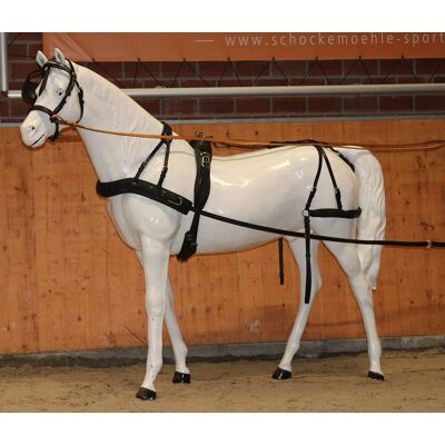 Reitsport Manski Manski Einspänner Geschirr EXCEL black/black SH Reitsport Manski Manski Einspänner Geschirr EXCEL black/black SH