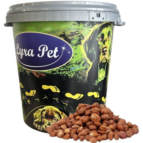 Lyra Pet GmbH 10 kg Lyra Pet® Erdnusskerne mit Haut in 30 L Tonne