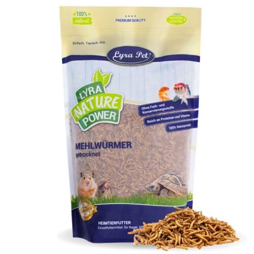 Lyra Pet GmbH 1 kg Lyra Pet® Mehlwürmer getrocknet