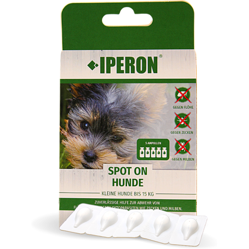 5 x 1 ml IPERON® SPOT-ON kleine Hunde