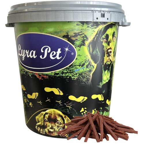 Lyra Pet GmbH 5 kg Lyra Pet® Rinderdörrfleisch Sticks in 30 L Tonne