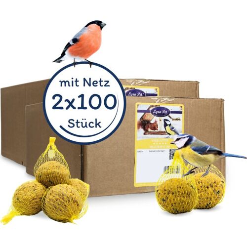 Lyra Pet GmbH 2 x 100 Stk. Lyra Pet® Meisenknödel mit Netz à 90 g = 18 kg