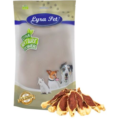 Lyra Pet GmbH 1 kg Lyra Pet® Kaninchenohren gefüllt mit Hühnerfleisch
