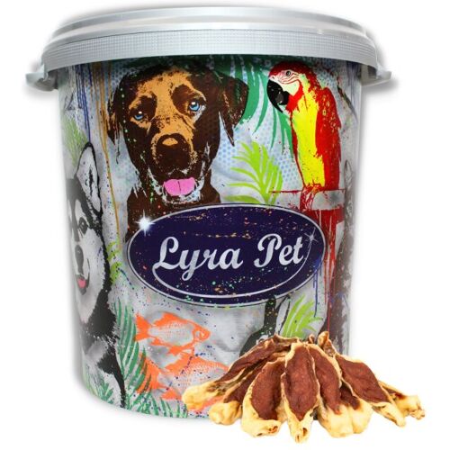 Lyra Pet GmbH 5 kg Lyra Pet® Kaninchenohren gefüllt mit Hühnerfleisch in 30 L Tonne