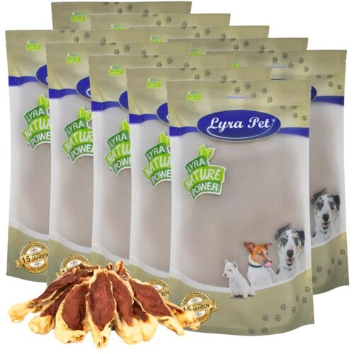 Lyra Pet GmbH 10 kg Lyra Pet® Kaninchenohren gefüllt mit Hühnerfleisch