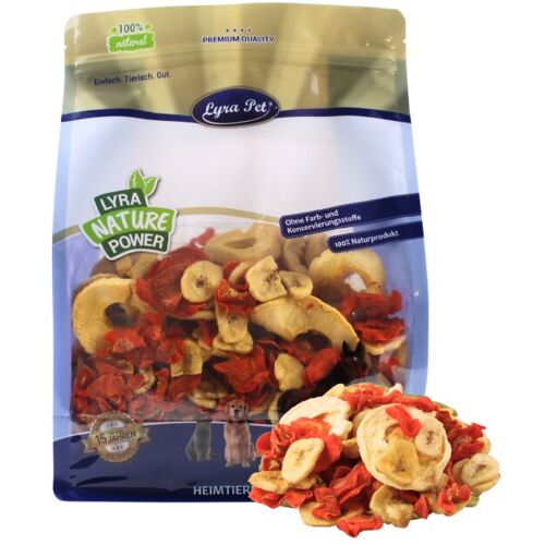 Lyra Pet GmbH 1 kg Lyra Pet® Obst-Gemüse-Mix getrocknet