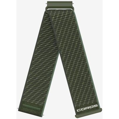 Coros APEX 4 Nylonarmband 22 mm olivgrün Coros APEX 4 Nylonarmband 22 mm olivgrün