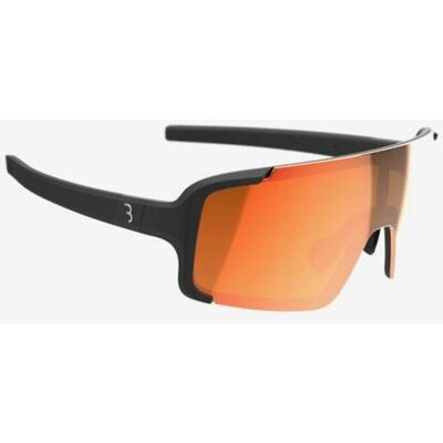 BBB Chester Brille schwarz mit orange verspiegelten Gläsern unisex BBB Chester Brille schwarz mit orange verspiegelten Gläsern unisex