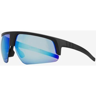 BBB Comet schwarz Brille mit blau verspiegelten Gläsern unisex BBB Comet schwarz Brille mit blau verspiegelten Gläsern unisex