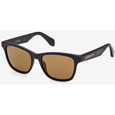 adidas Originals OR0069 Brille mattschwarz mit verspiegelten goldenen/braunen Gläsern male adidas Originals OR0069 Brille mattschwarz mit verspiegelten goldenen/braunen Gläsern male