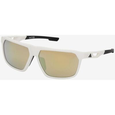 adidas Sport SP0096 Brille weiß mit gelben verspiegelten Gläsern male adidas Sport SP0096 Brille weiß mit gelben verspiegelten Gläsern male