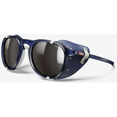 Julbo Millenium Brille blau/durchsichtig mit schwarzen verspiegelten Spectron 4 Gläsern unisex Julbo Millenium Brille blau/durchsichtig mit schwarzen verspiegelten Spectron 4 Gläsern unisex