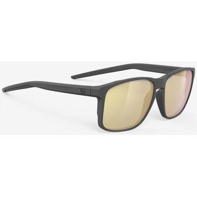 Rudy Project Overlap Brille mattcarbonschwarz mit goldenen RP Optics Multilaser Gläsern unisex Rudy Project Overlap Brille mattcarbonschwarz mit goldenen RP Optics Multilaser Gläsern unisex