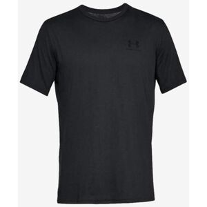 T-Shirt Under Armour Sportsyle Left Chest kurzärmlig schwarz/rot - XL male T-Shirt Under Armour Sportsyle Left Chest kurzärmlig schwarz/rot - XL male
