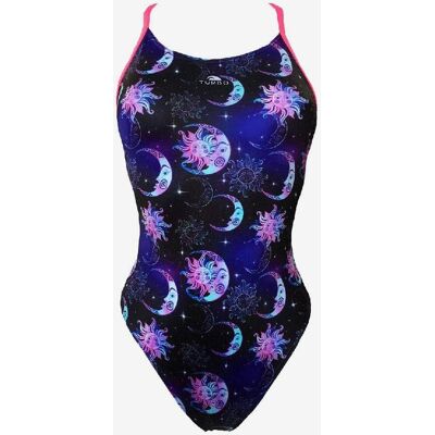 Turbo Teen Luna Damen Badeanzug lila/pink - L female Turbo Teen Luna Damen Badeanzug lila/pink - L female
