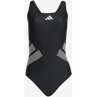 adidas Logo C-Back Badeanzug schwarz weiß Damen - 36 female adidas Logo C-Back Badeanzug schwarz weiß Damen - 36 female