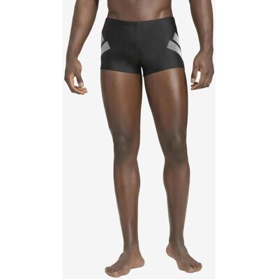 adidas Big Bars Badehose schwarz/grau - M male adidas Big Bars Badehose schwarz/grau - M male