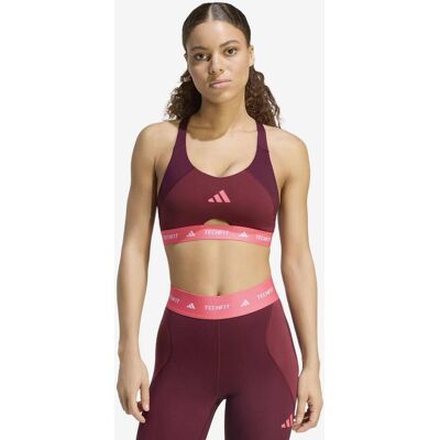 adidas TechFit Workout Sport-BH burordeaux rosa Damen - S female adidas TechFit Workout Sport-BH burordeaux rosa Damen - S female